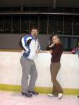 Nico et Charlotte, la pro du patinage